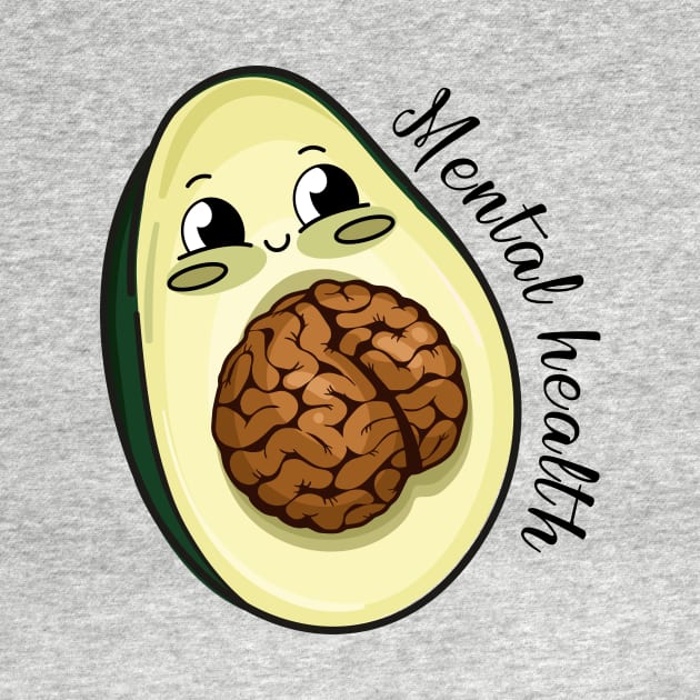 Mental health and avocado by My Happy-Design